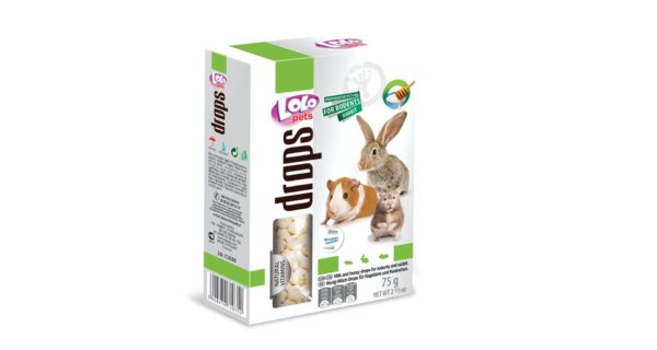 LoLo Pets Drops maiused närilistele meega 75g