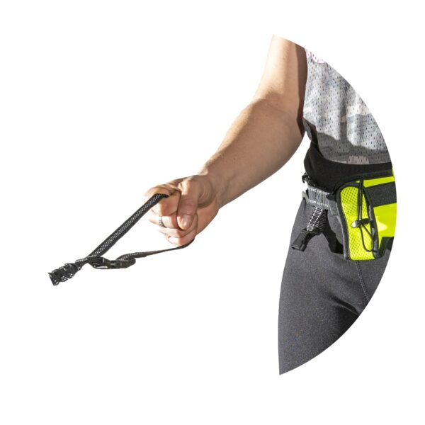 Freedog UltraTrail neoonkollane jooksuvöö rihmaga 22mm x 120cm - Image 3
