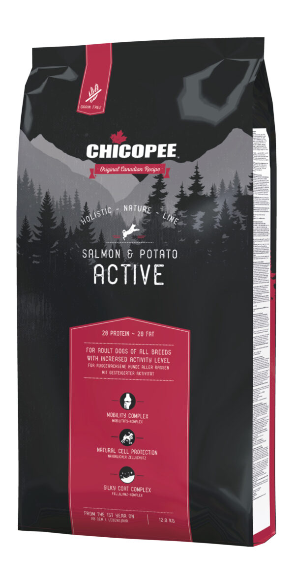 Chicopee HNL Active Salmon & Potato koeratoit 12kg