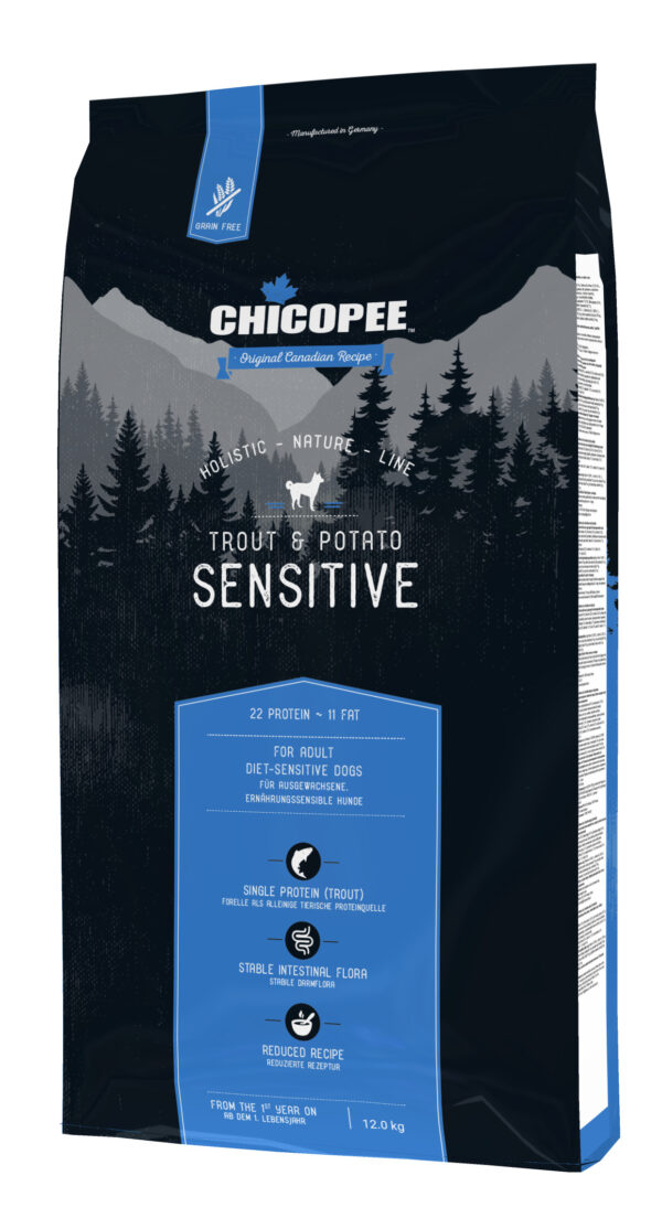 Chicopee HNL Sensitive Trout & Potato koeratoit 12kg