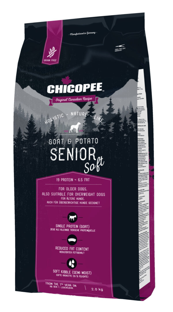 Chicopee HNL Soft Senior Goat & Potato koeratoit 2kg