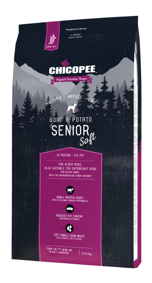 Chicopee HNL Soft Senior Goat & Potato koeratoit 12kg