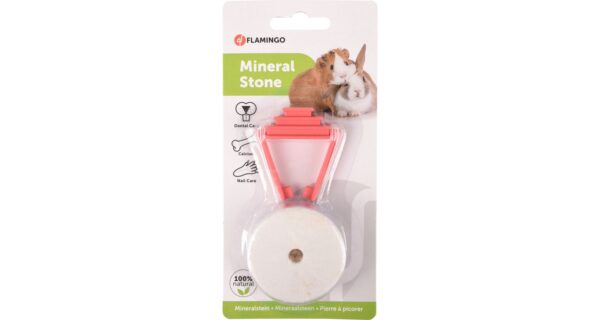 Flamingo soola mineraalkivi närilistele 100g