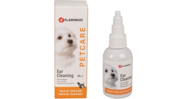 Flamingo kõrvapuhastusvahend kassile ja koerale 50ml