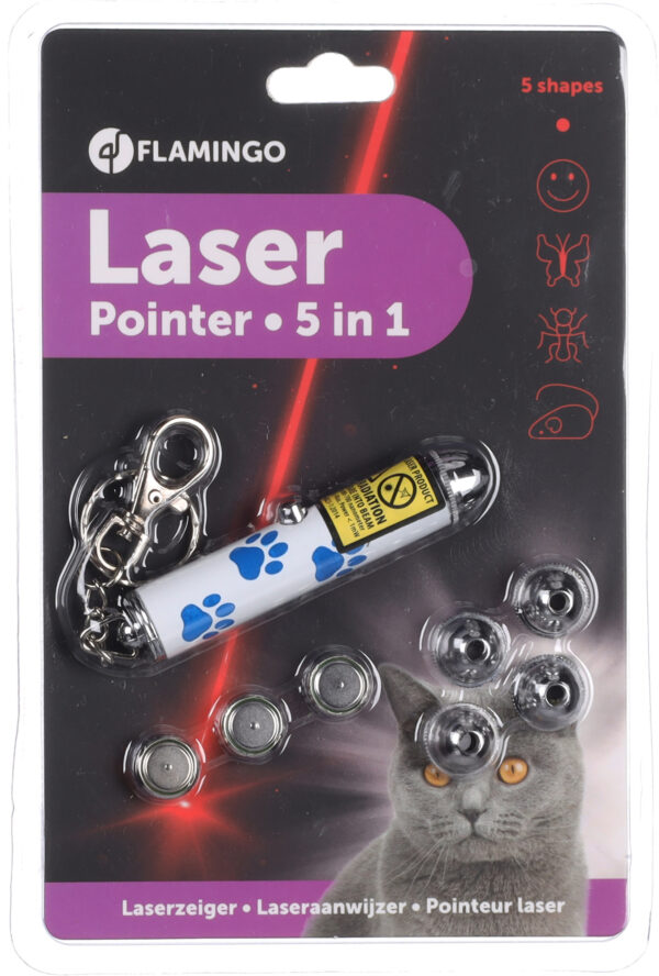 Flamingo laser mänguasi kassile