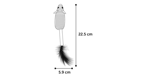 Flamingo kassilelu matatabi pulk hiirega 10cm - Image 2