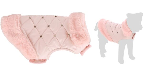 Flamingo roosa koera mantel Coco 20cm - Image 2
