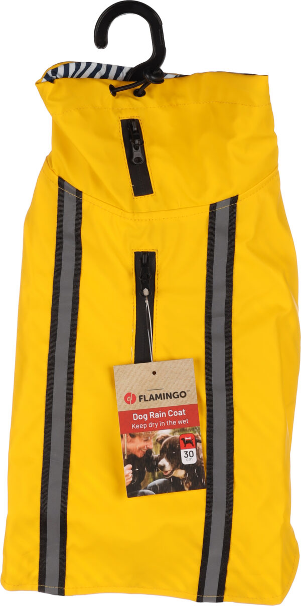 Flamingo vihmajope koerale Ciro kollane 30cm