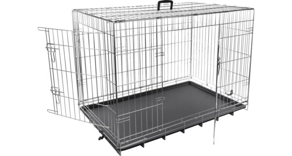 Flamingo metallpuur Keo koerale XL 70x109x76cm