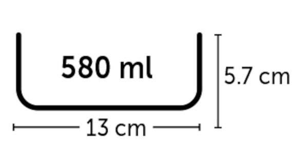 Flamingo näriliste sööginõu M 580ml - Image 3