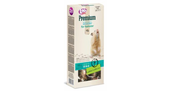 LoLo Pets Premium närimispulgad hamstritele 2tk 100g