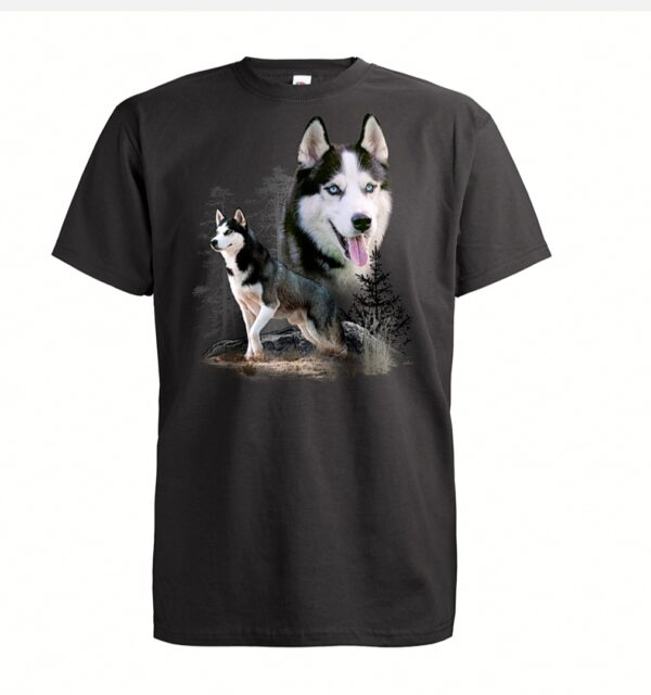 T-särk Siberi Husky suurus L