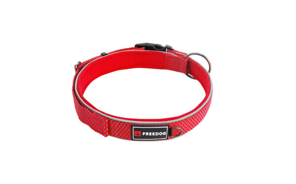 Freedog Extreme nailonist punane kaelarihm koerale 25mm x 46-66cm
