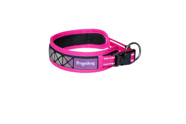 Freedog Boreal fuksiaroosa kaelarihm koerale 20mm x 43-52cm - Image 4