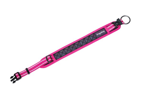 Freedog Boreal fuksiaroosa kaelarihm koerale 20mm x 43-52cm - Image 3