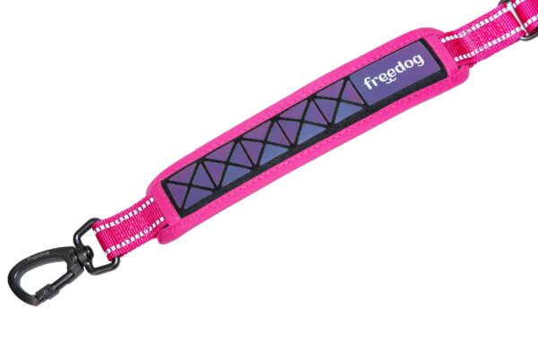 Freedog Boreal fuksiaroosa jalutusrihm koerale 15mm x 120-180cm - Image 3