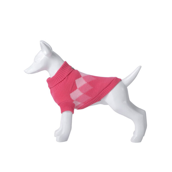 Freedog Rhombus roosa kampsun koerale 25cm