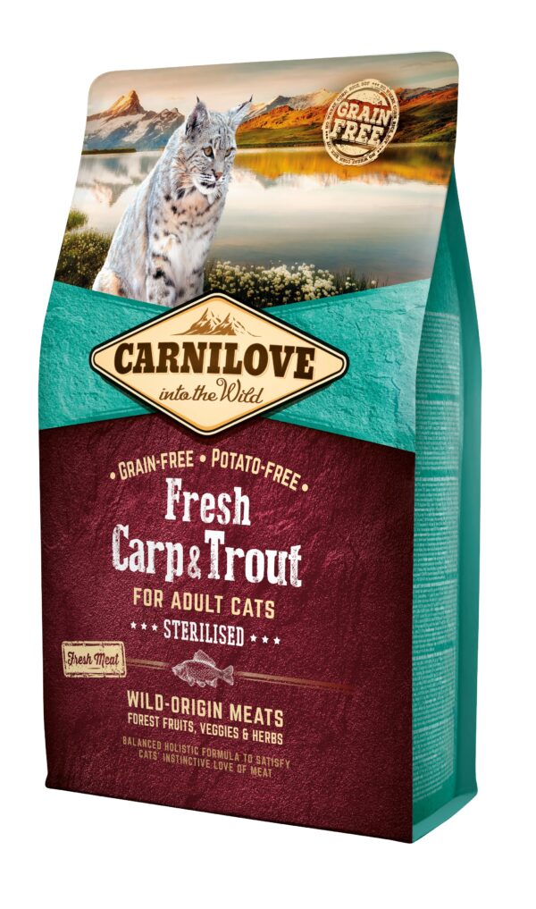 Carnilove Fresh Carp & Trout for Sterilised kassitoit 2 kg