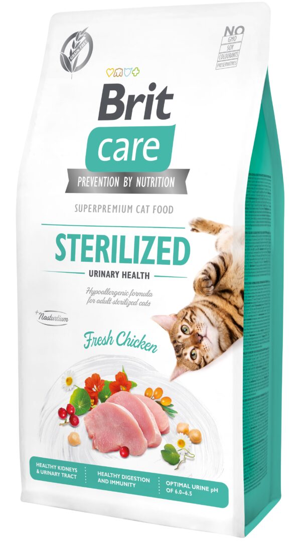 Brit Care Cat Grain-Free Sterilized Urinary Health kassitoit 7 kg
