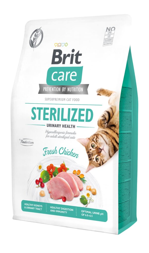 Brit Care Cat Grain-Free Sterilized Urinary Health kassitoit 2 kg