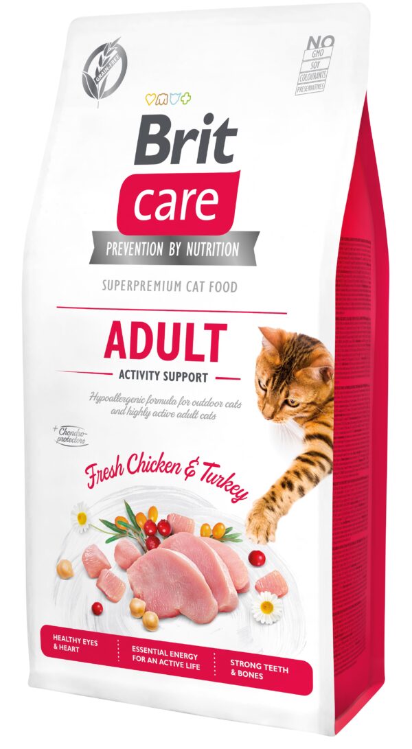 Brit Care Cat Grain-Free Adult Activity Support kassitoit 7 kg