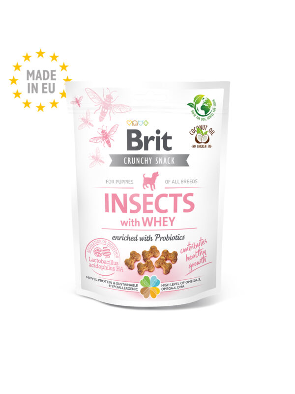 Brit Care Insects with Whey närimismaius kutsikatele 200g