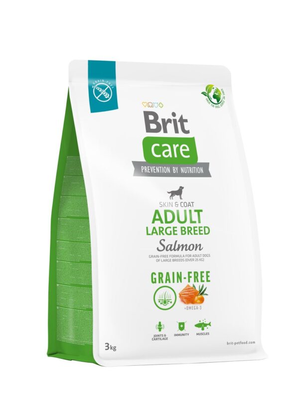 Brit Care Grain-Free Adult Large Breed Salmon koeratoit 3kg