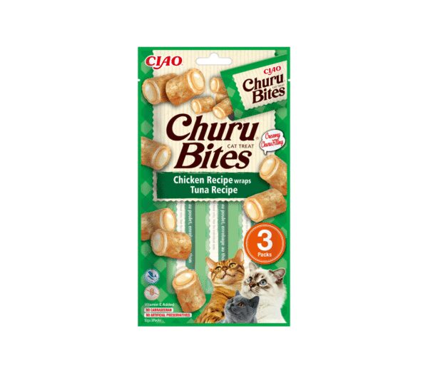 Churu Bites kassimaius kana ja tuunikalaga 3x10g
