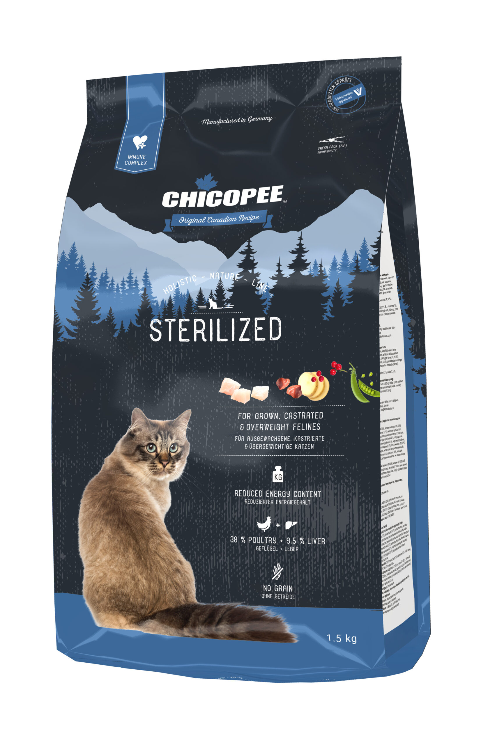 Chicopee HNL Sterilized kassitoit 1,5kg