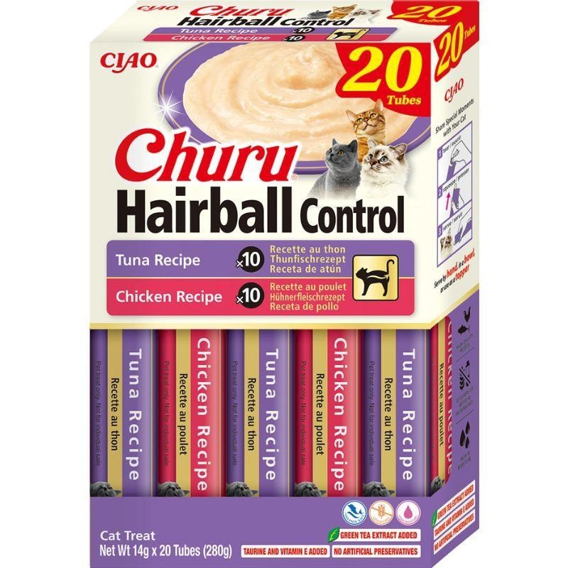 Churu Hairball Varieties multipakk kassimaius 20 x 14g