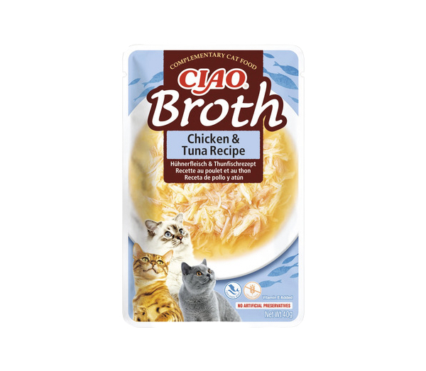 Ciao Broth Chicken & Tuna märgtoit kassidele 40g
