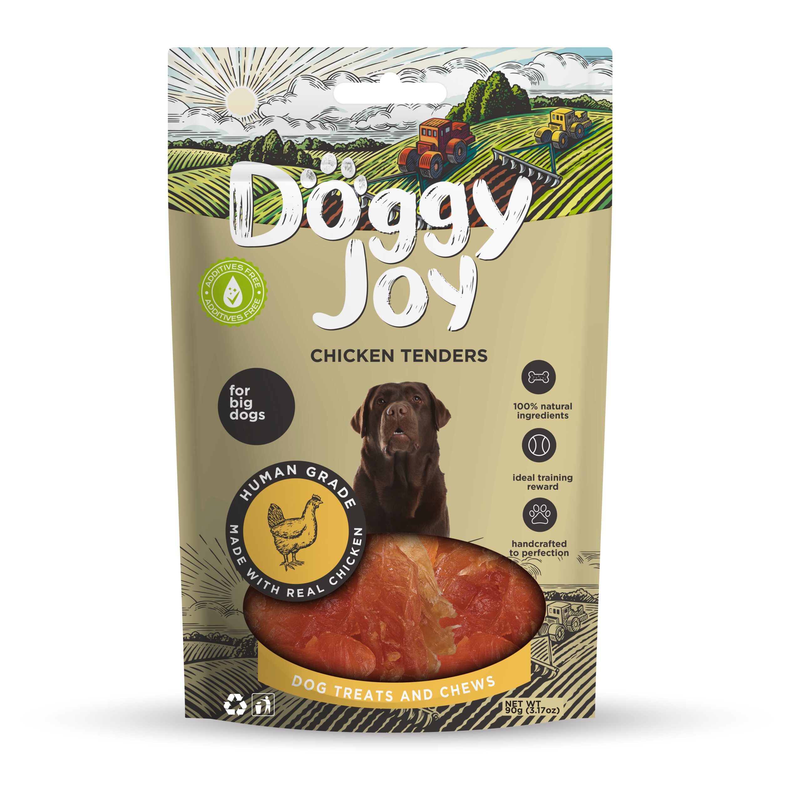 Doggy Joy chicken tenders närimismaiused koertele 90g