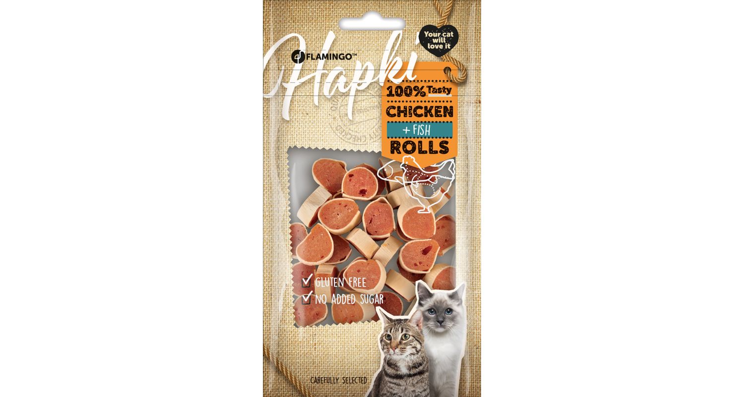 Flamingo Chicken + Fish Rolls kassimaius 50g