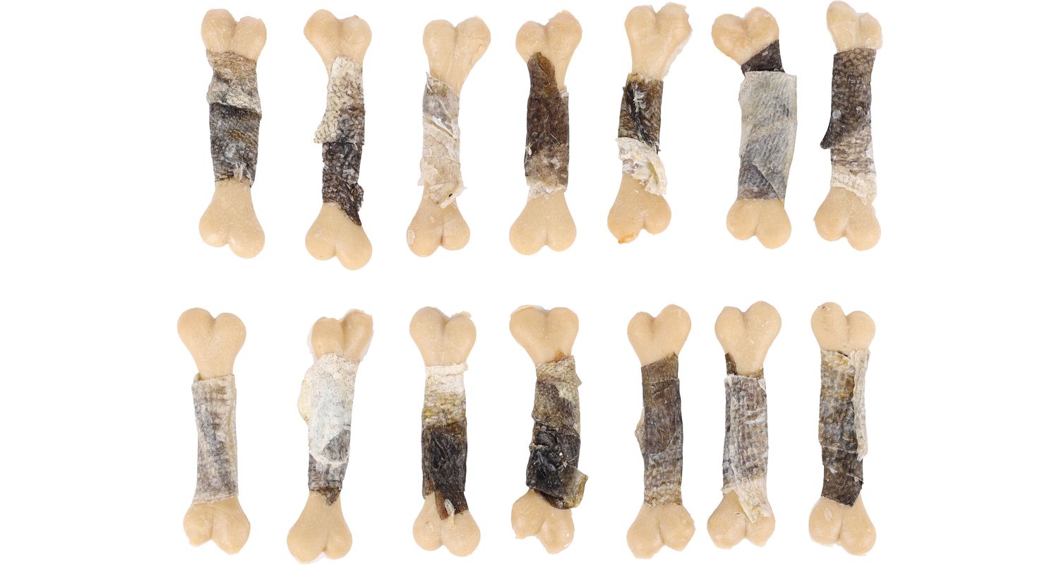 Flamingo Hapki Codskin + Calcium Bone närimismaius koerale 85g - Image 2