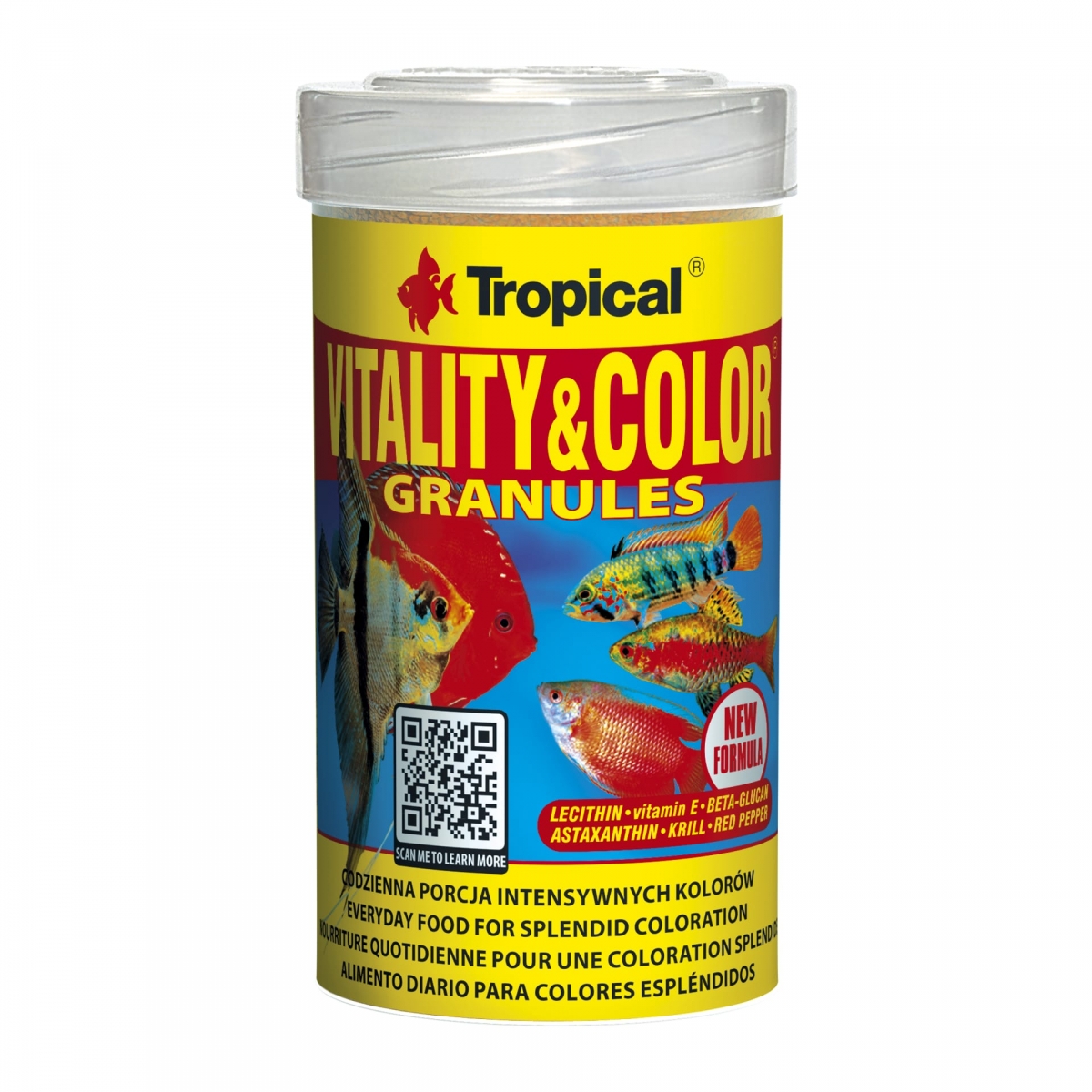 Tropical Vitality & Color Granules kalatoit 55g / 100ml