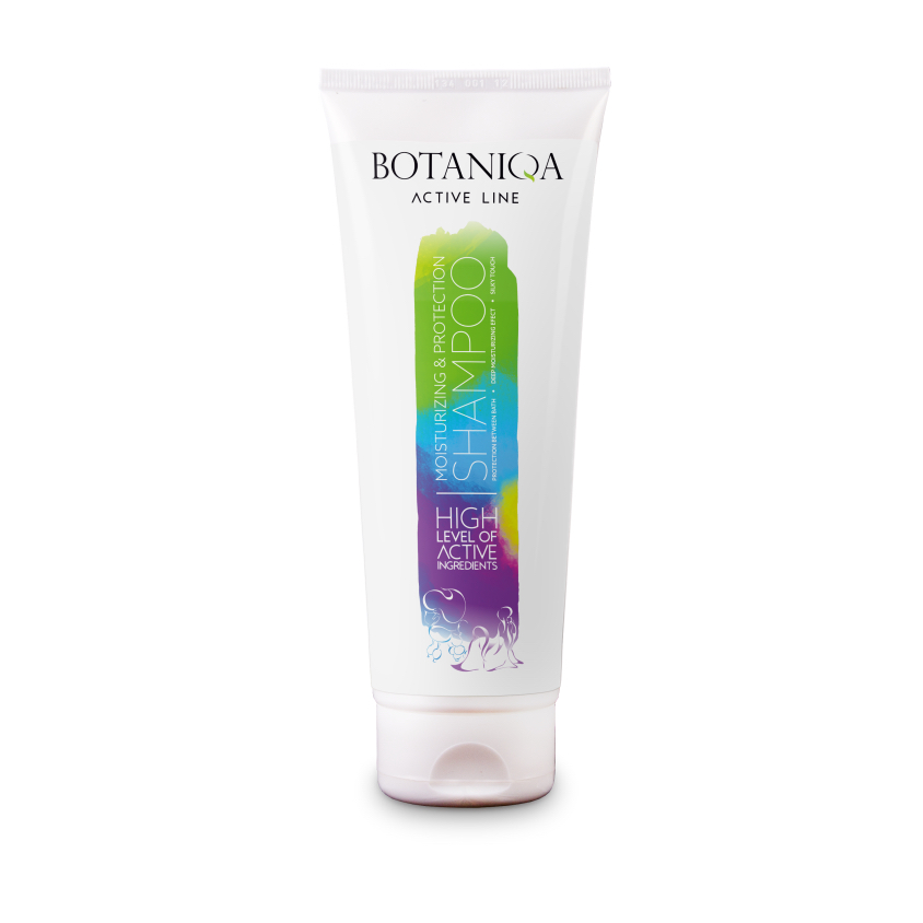 Botaniqa Active Line Moisturizing & Protection šampoon koertele 250ml