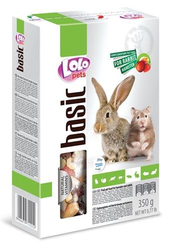 LoLo Pets Foody täiendsööt närilistele puuviljadega 350g