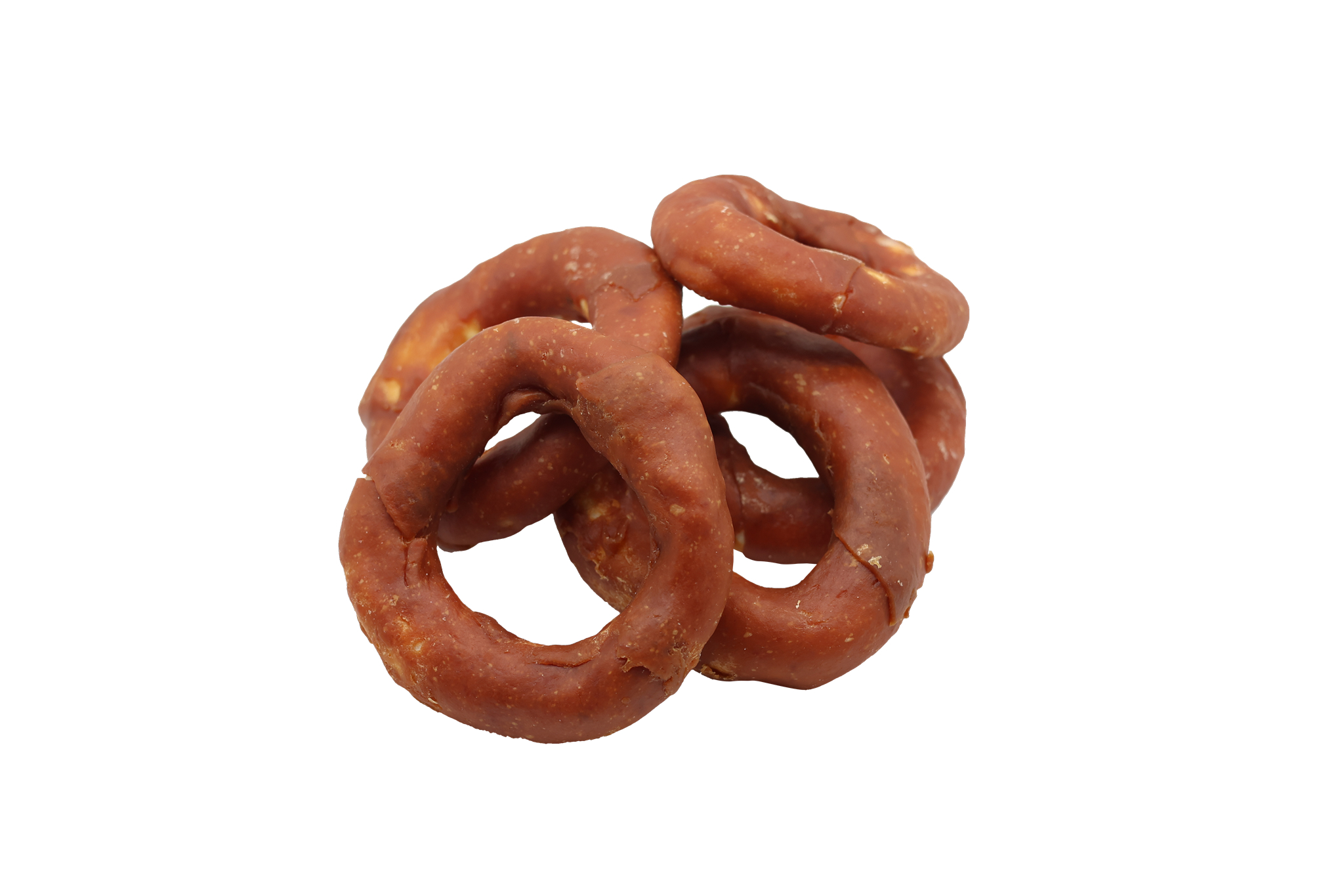 Bubu Pets koeramaius veisenahast rõngad lambalihaga 10cm 500g - Image 2