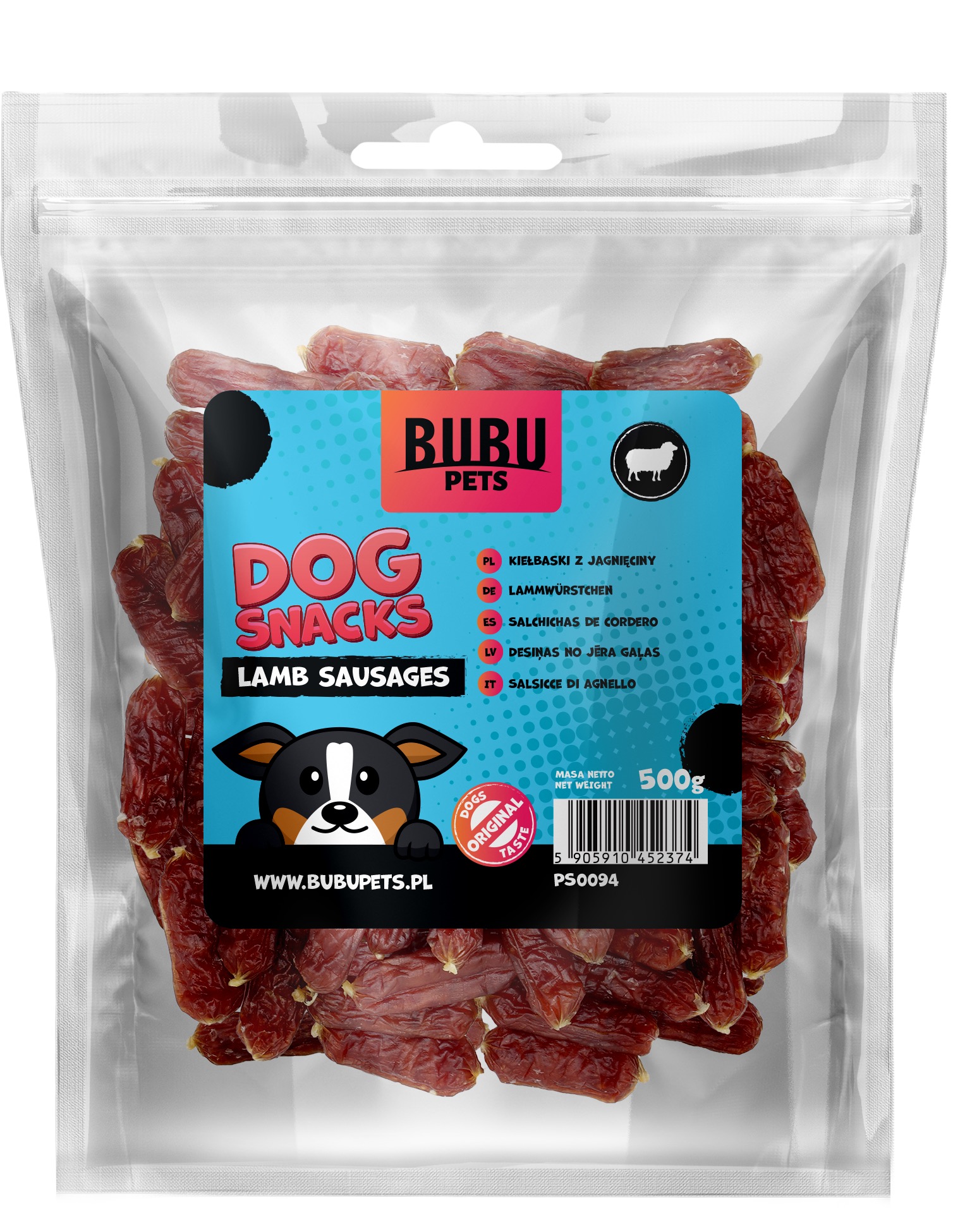 Bubu Pets koeramaius lambavorstikesed 500g