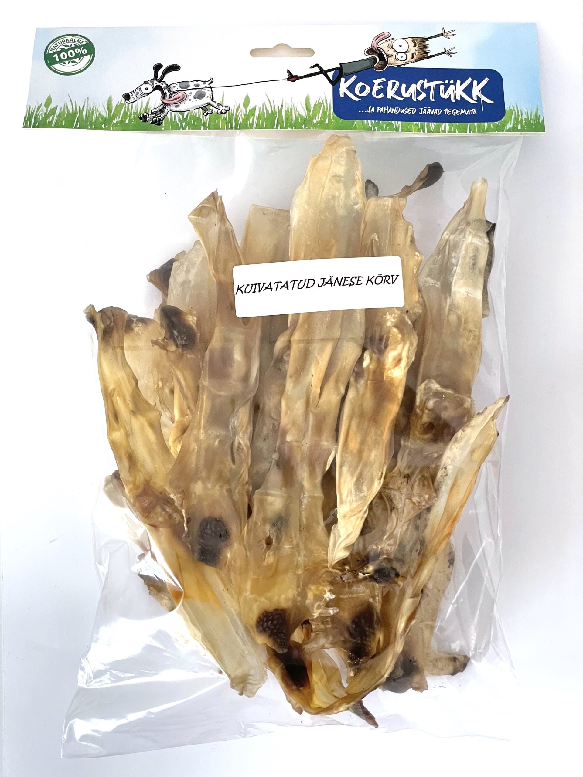 Koerustükk - Kuivatatud küüliku kõrvad 1 kg