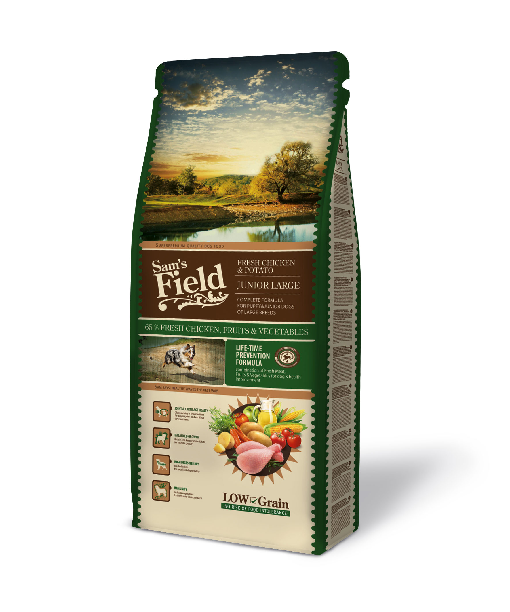 Sam's Field Junior Large Chicken koeratoit 2,5 kg