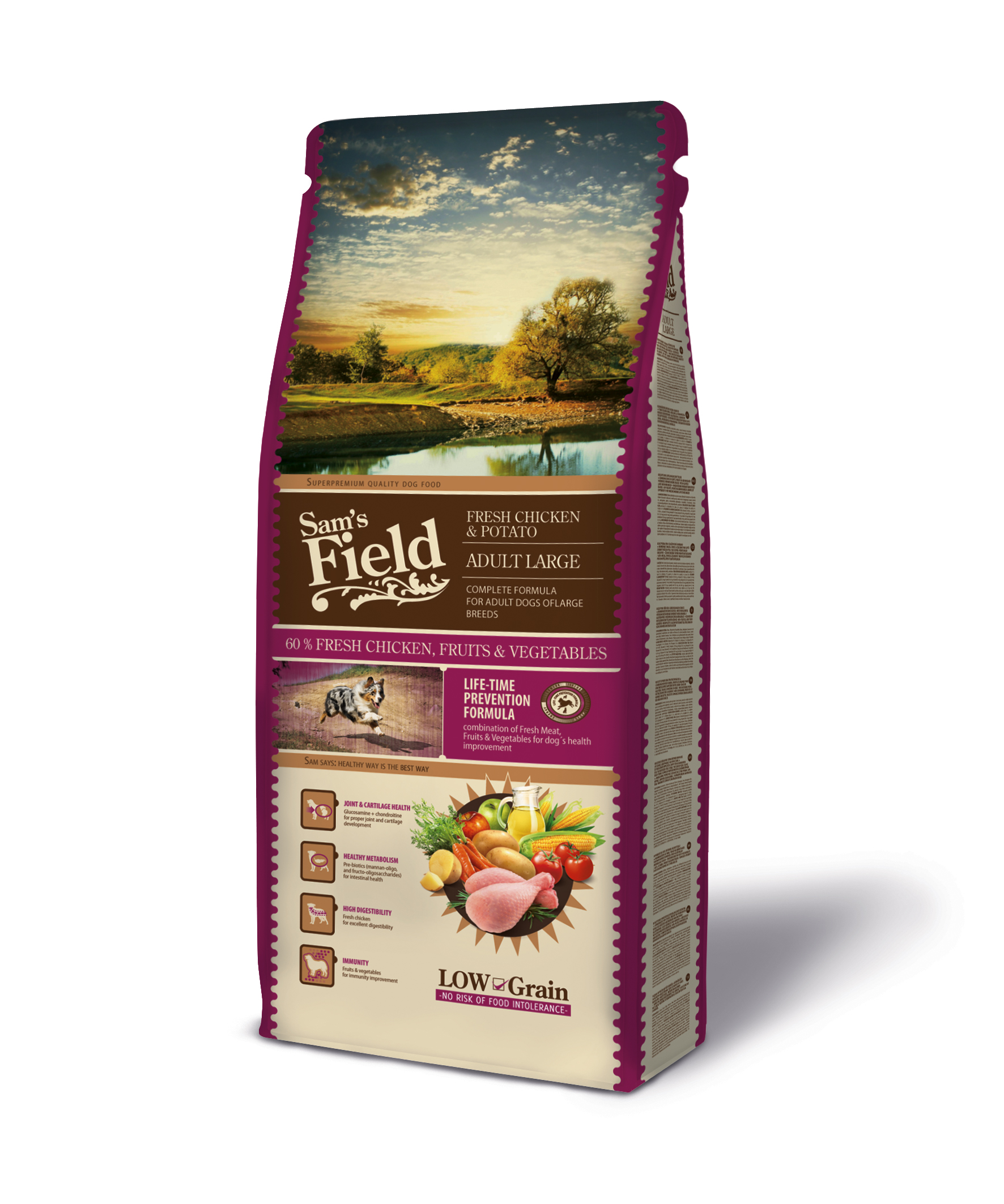 Sam's Field Adult Large Chicken koeratoit 2,5 kg
