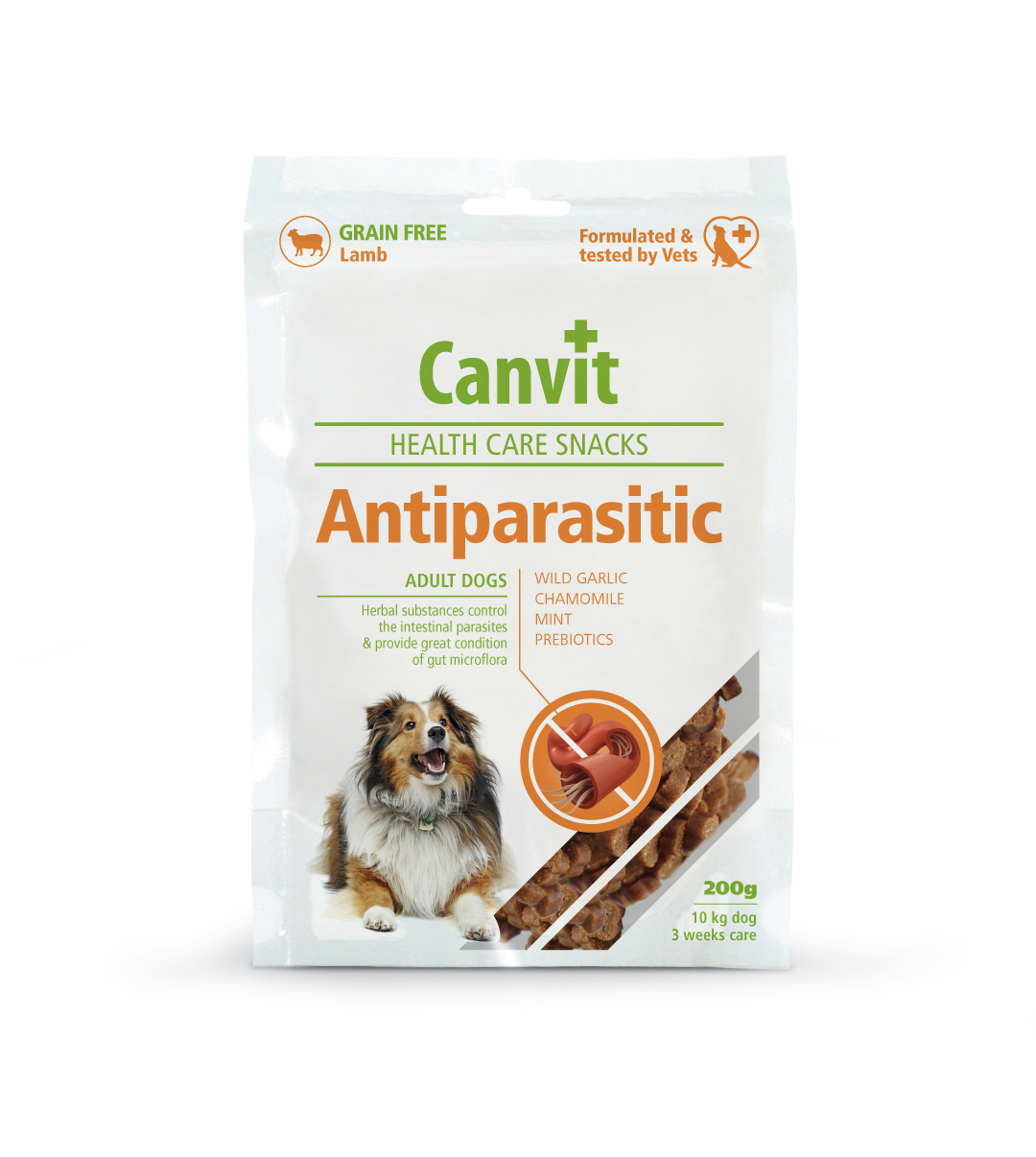 Canvit snack Anti-Parasites närimismaius koerale 200g