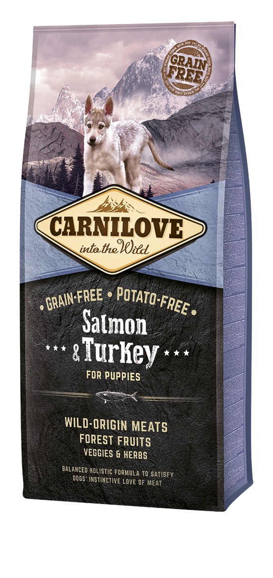 Carnilove Salmon & Turkey for Puppies koeratoit 12 kg