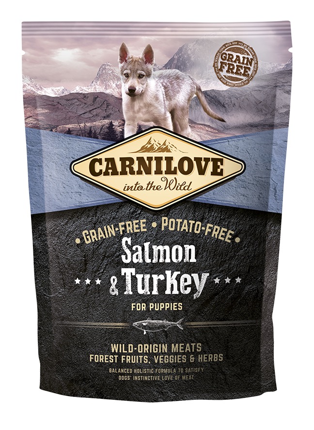 Carnilove Salmon & Turkey for Puppies koeratoit 1,5 kg