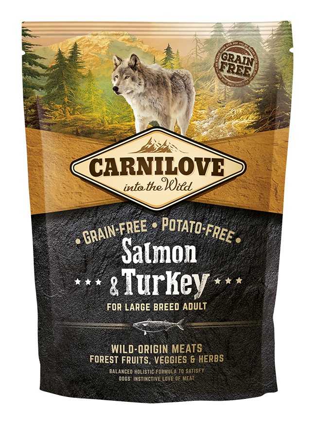 Carnilove Salmon & Turkey for Large Breed Adult koeratoit 1,5 kg