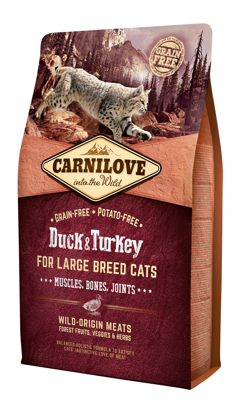 Carnilove Duck & Turkey for Large Breed kassitoit 2 kg