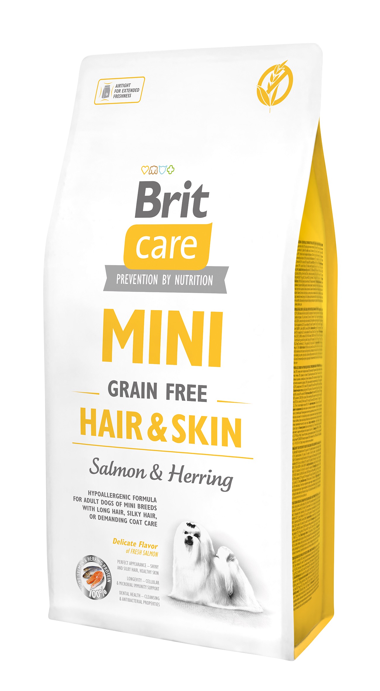 Brit Care Mini Hair & Skin teraviljavaba koeratoit 7 kg
