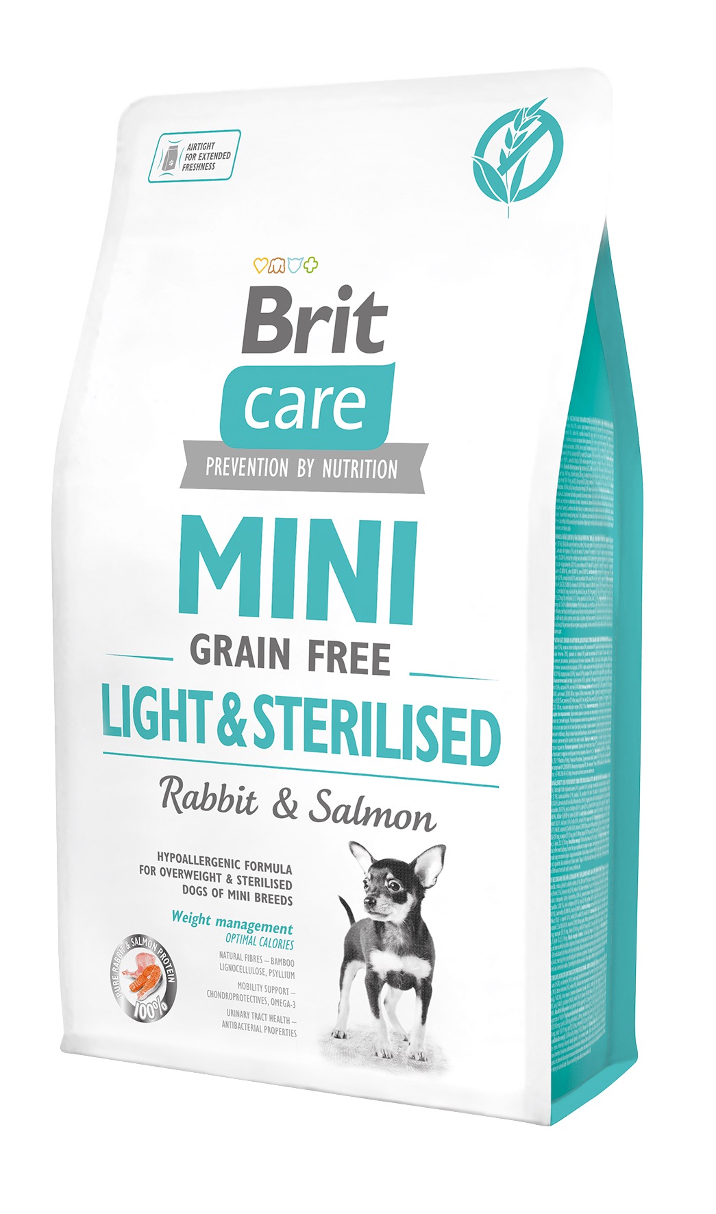 Brit Care Mini Light & Sterilised teraviljavaba koeratoit 2 kg