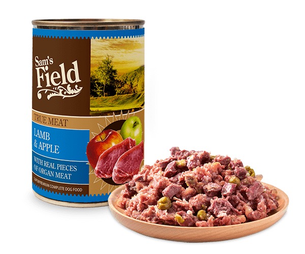 Sam's Field Lamb & Apple konserv koertele 400g